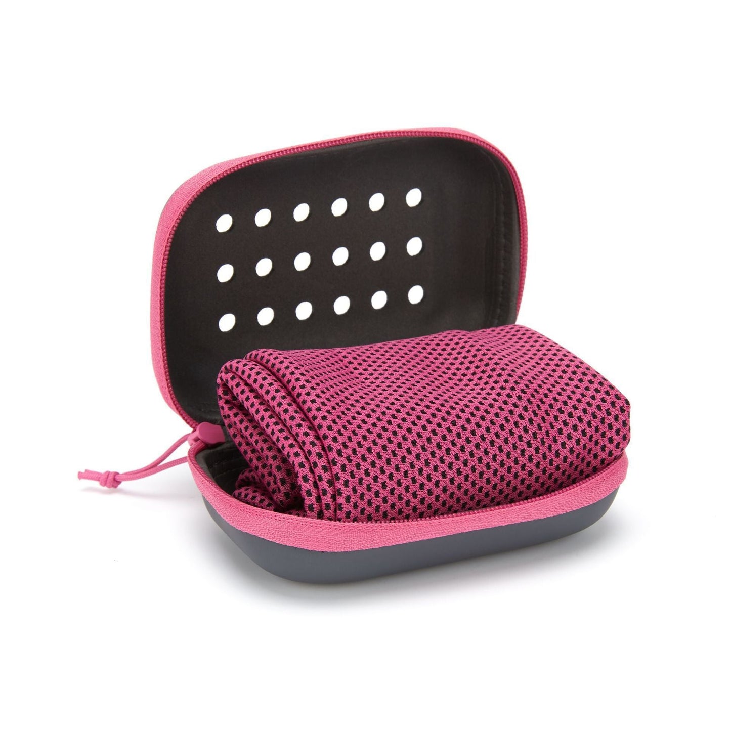 Serviette Refroidissante avec Étui EVA – Absorption & Fraîcheur Pour Sport, Plage et Détente